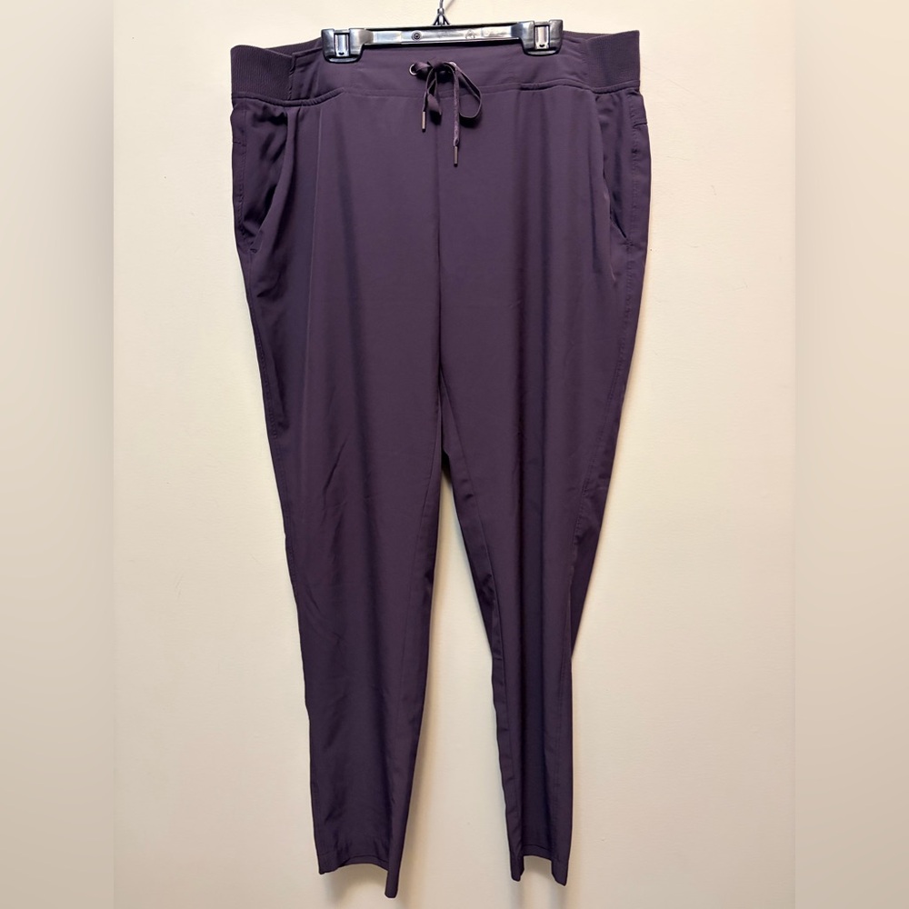APANA  Deep Purple Lightweight Activewear Track Pants